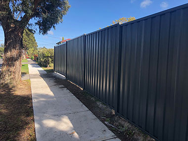 Colorbond Fence and Gate 2