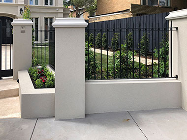 Wrought Iron Fence and Gate 2