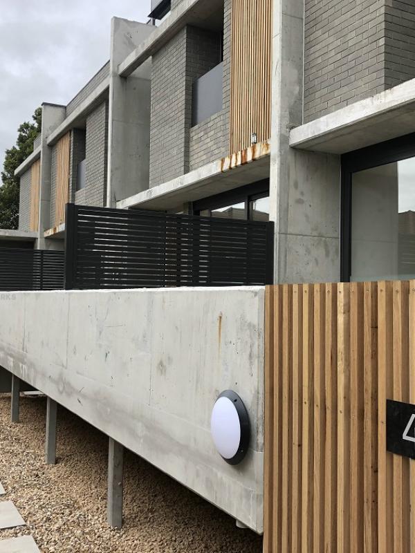 Low Rise Apartment Window Privacy Screen & Dividing Screen & Service Cupboard & Handrails @ Mckinnon 