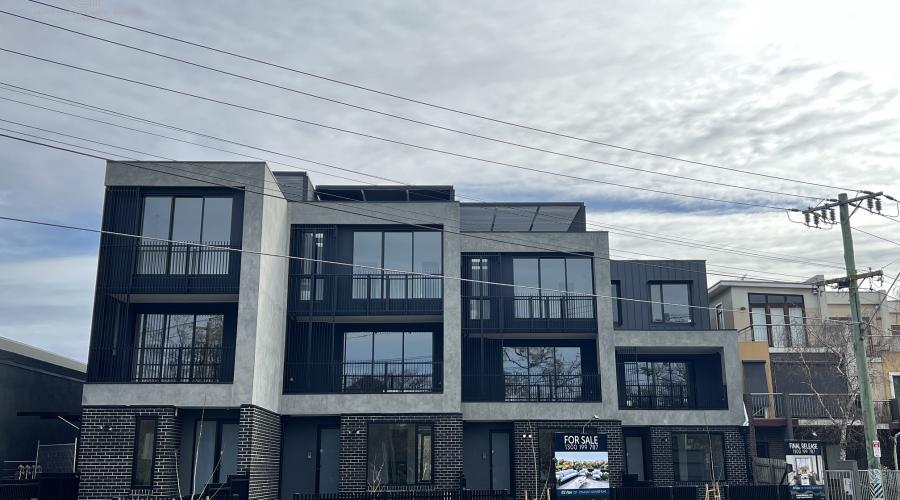 Metal Fin Wall and Balustrade