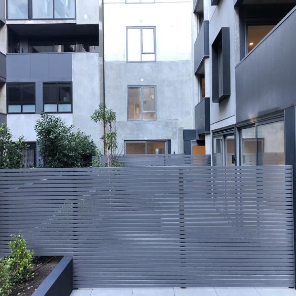 Mid Rise Apartment Balcony Balustrade & Dividing Screen & Service Cupboard Door & Backyard Fence & Gate @ Prahran